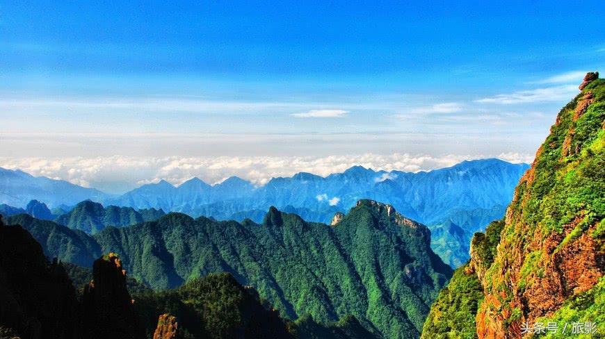 湖北最高的山(湖北最高的山海拔多少米)