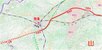 ​鲁南高铁菏泽南站、郓城南站、巨野北站位置曝光