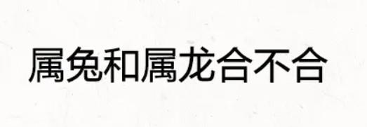 几月份的兔和龙不相害 87兔竟然和88龙是绝配