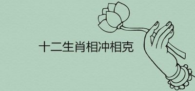 ​十二生肖相克相冲口诀及刑害关系