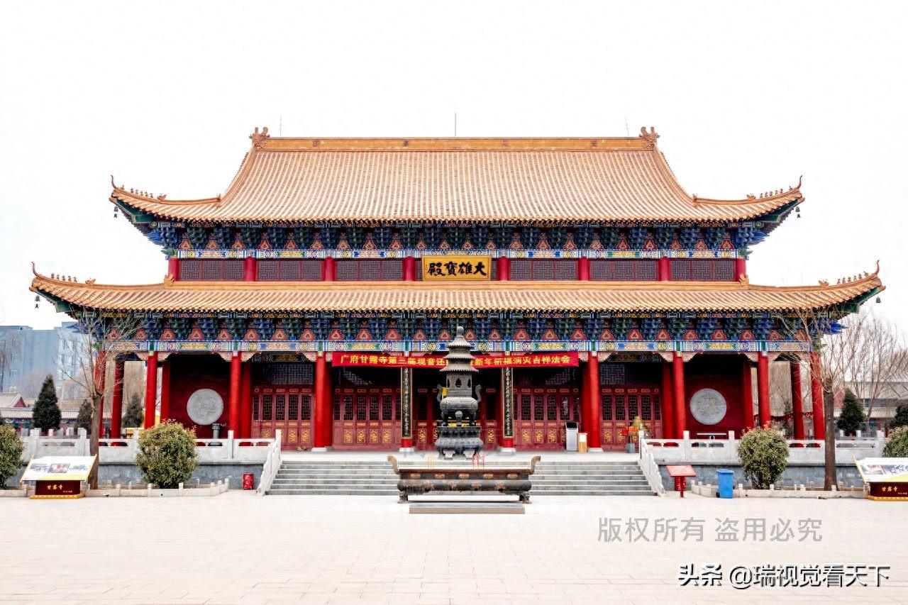 河北邯郸：广府古城套票90元，这个寺庙免费，中国女像观音出家地