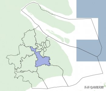 ​上海市闵行区14街镇区分布地图